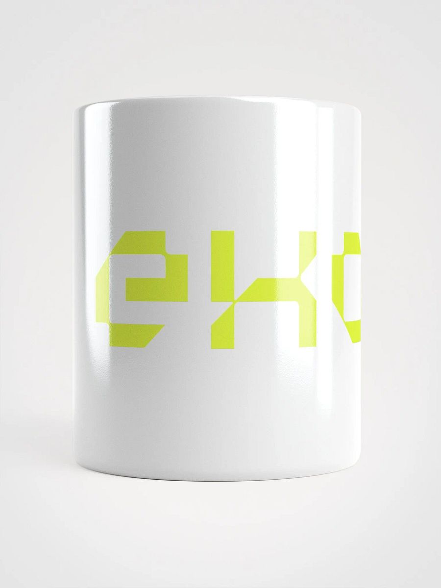 EKO's Yellow Logotype Mug (White) product image (10)