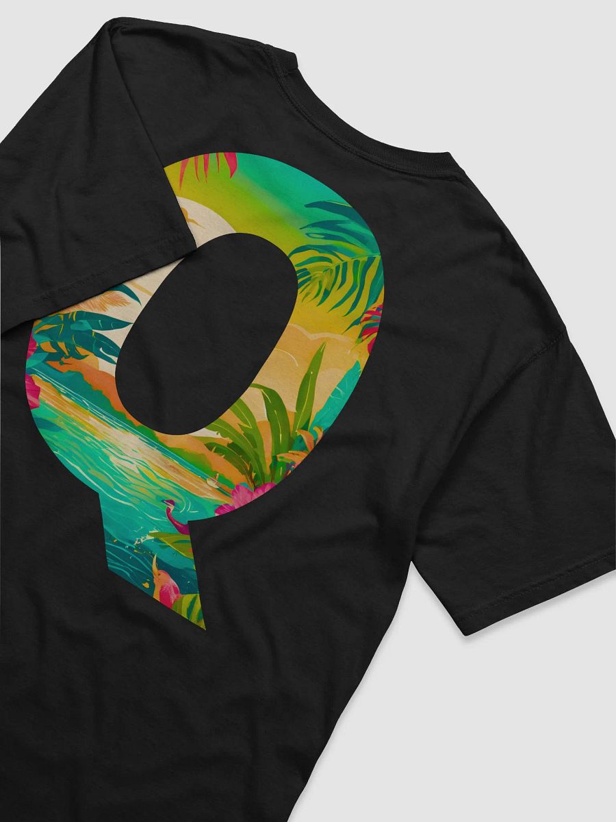 Tropical Sunset Paradise T-Shirt (Letter-Q) product image (7)