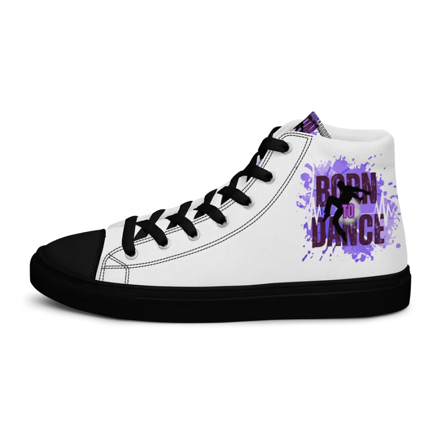 Retro Born to Dance Splash His Silhouette High Tops product image (13)