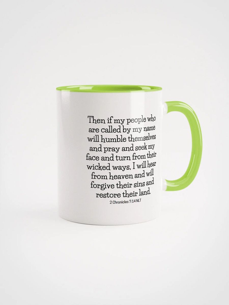 If My People Who Are Called By My Name 2 Chronicles 7:14 Two-Tone Mug 11/15oz product image (1)