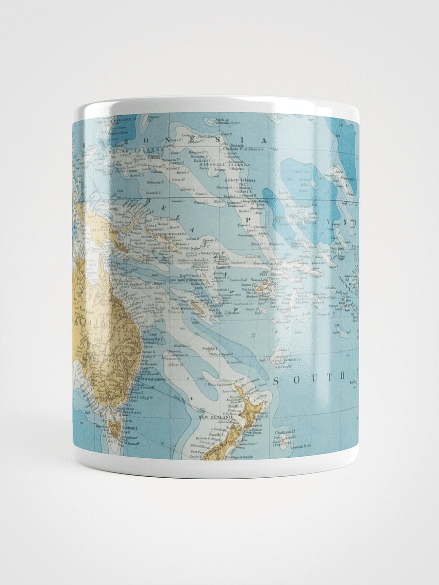 Pacific Cartography White Glossy Mug product image (5)