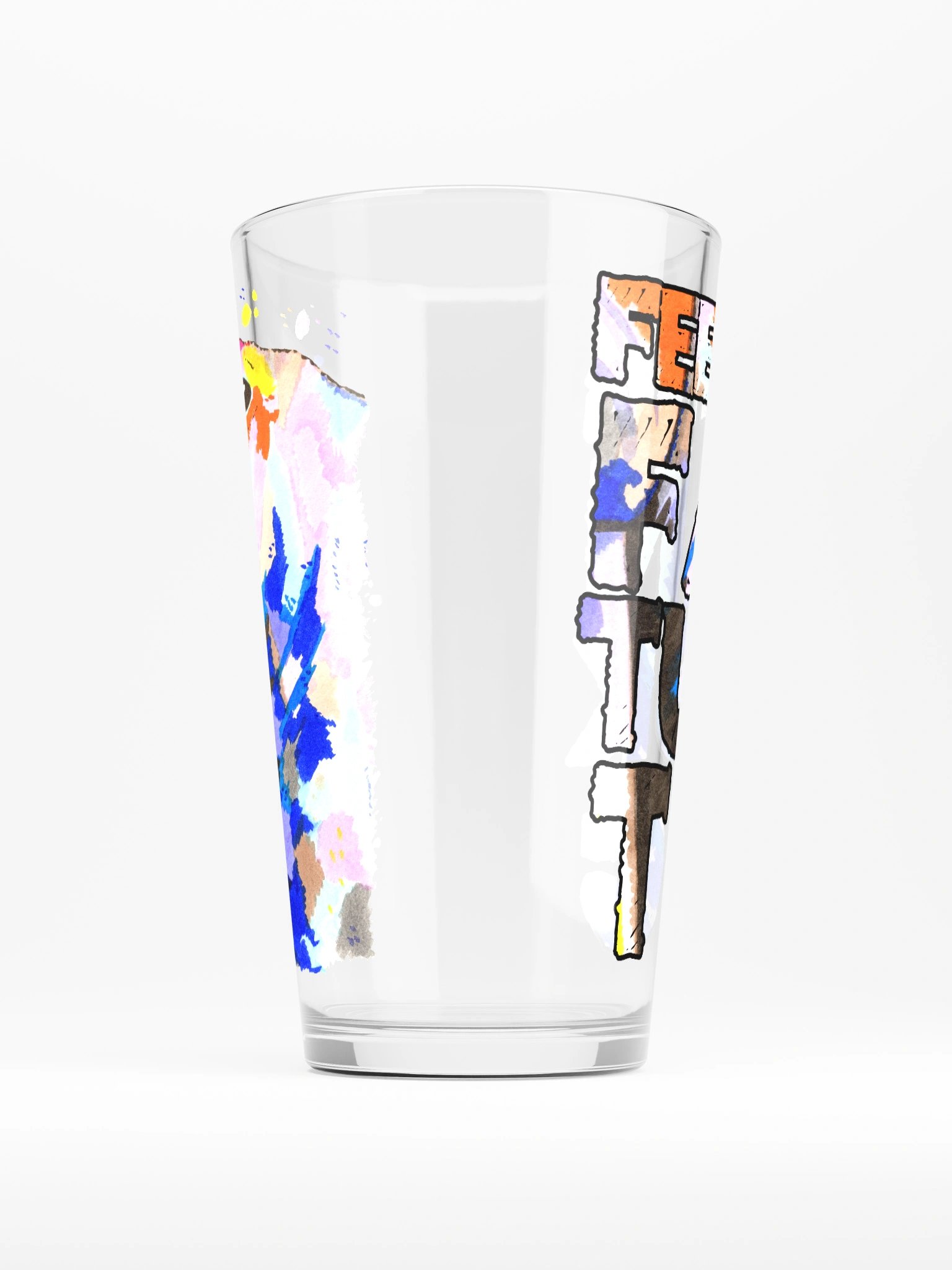 Walrus Watercolour Pint Glass product image (7)