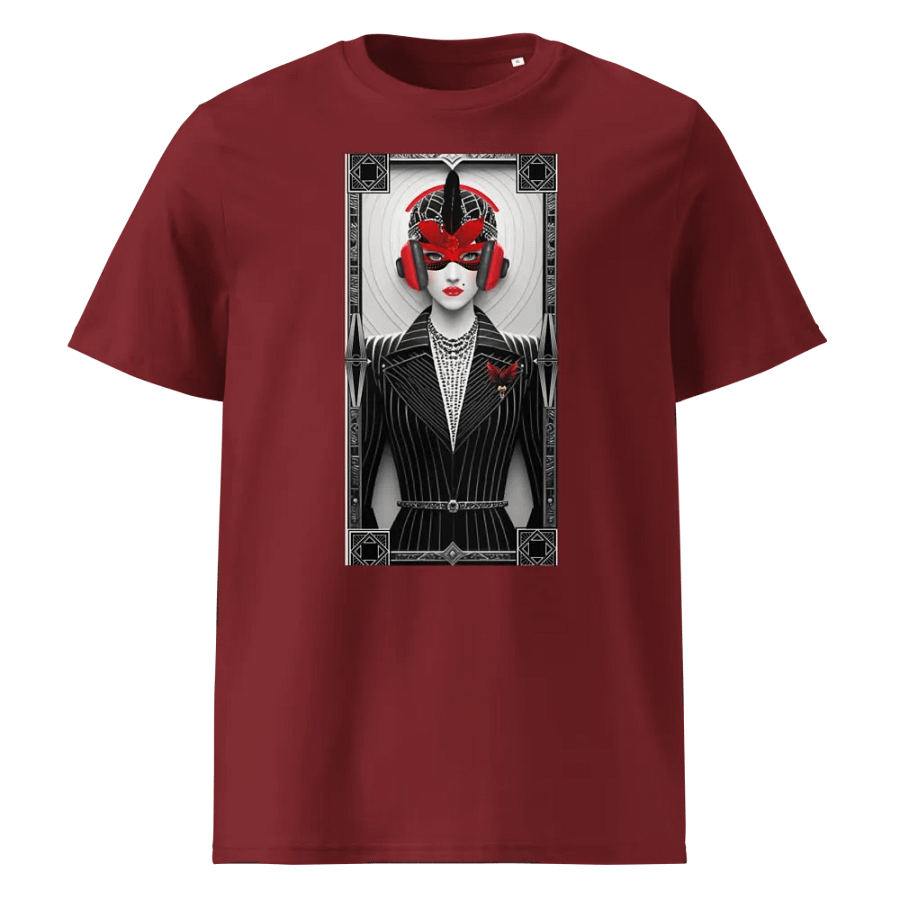 Tune into your Power Masked Unisex Organic Cotton T-Shirt. product image (9)