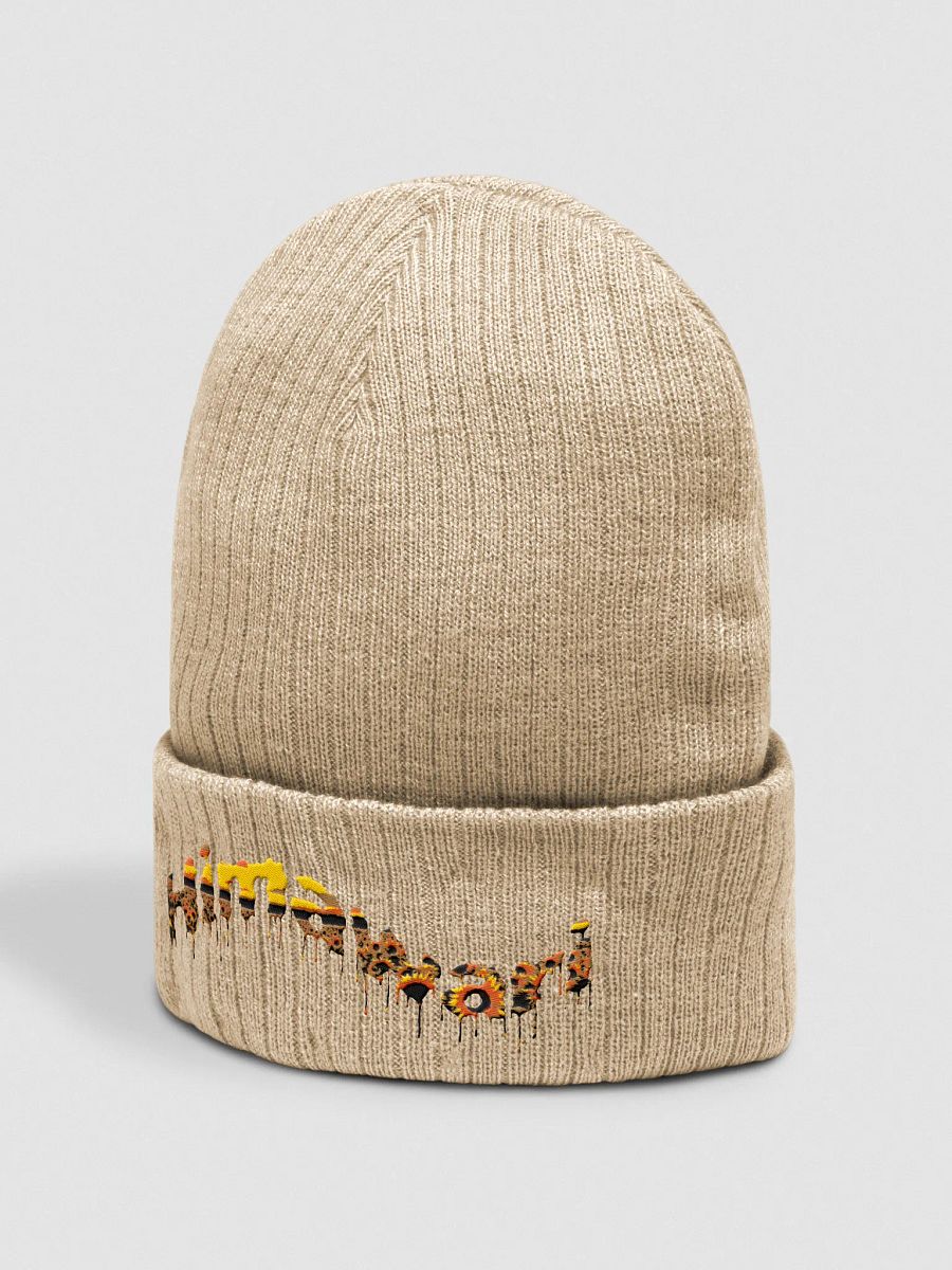 Sunflower Sunset Ribbed Beanie product image (4)