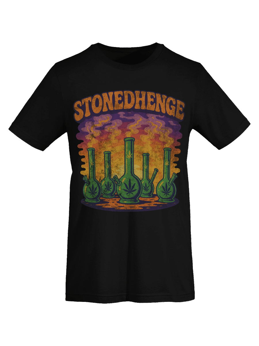 Stonedhenge T-Shirt – Funny Weed Shirt for 420 Stoners and Smokers product image (7)