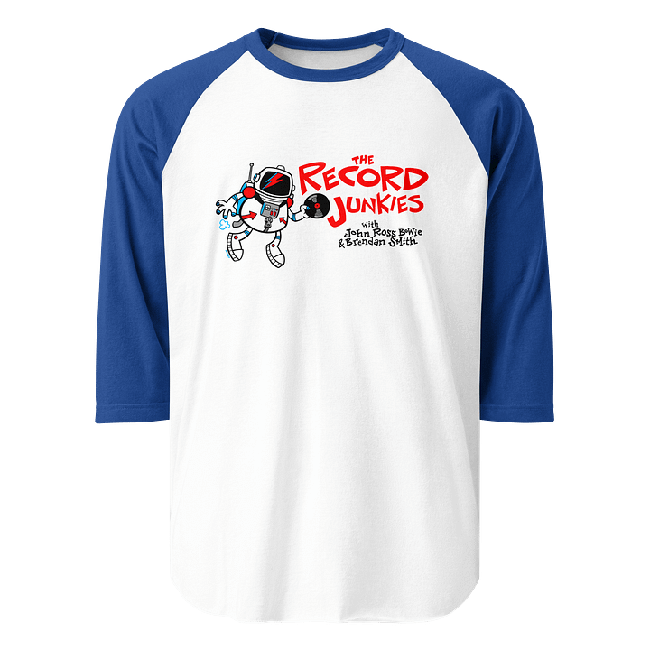 The Record Junkies Old School Baseball Tee product image (1)