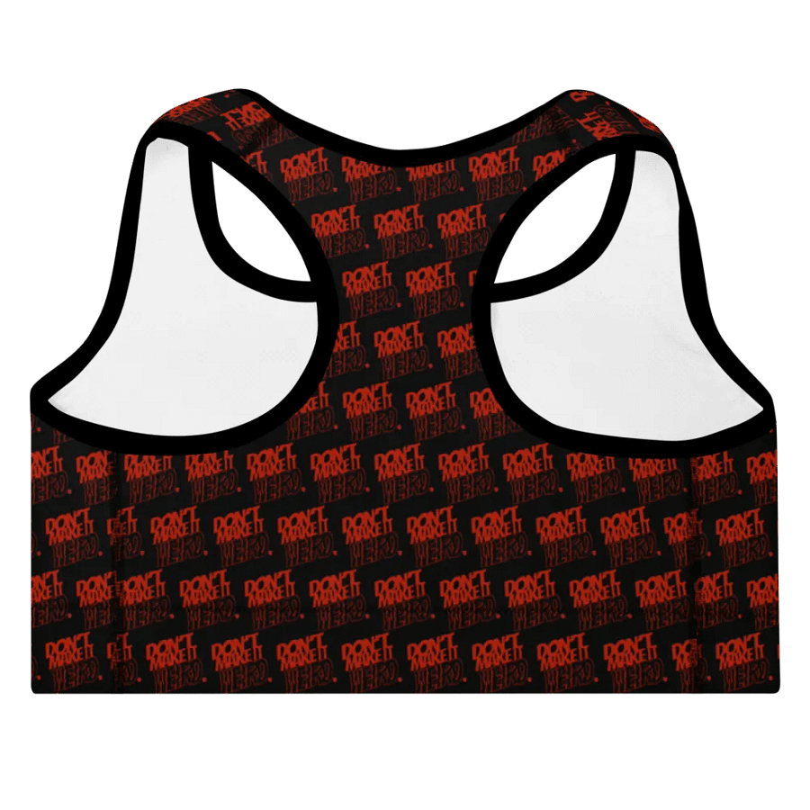 Weird Diagonal All-Over Print Sports Bra product image (8)