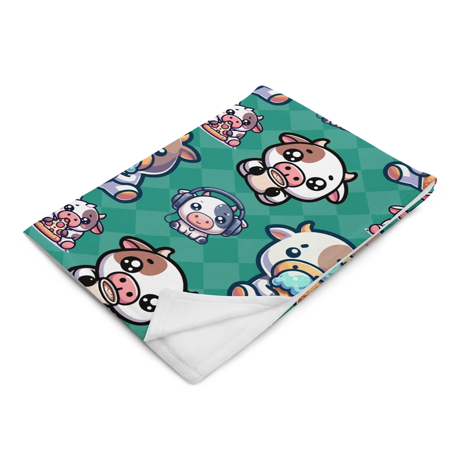 Kawaii Cows Funny Blanket for Cow Lovers product image (3)