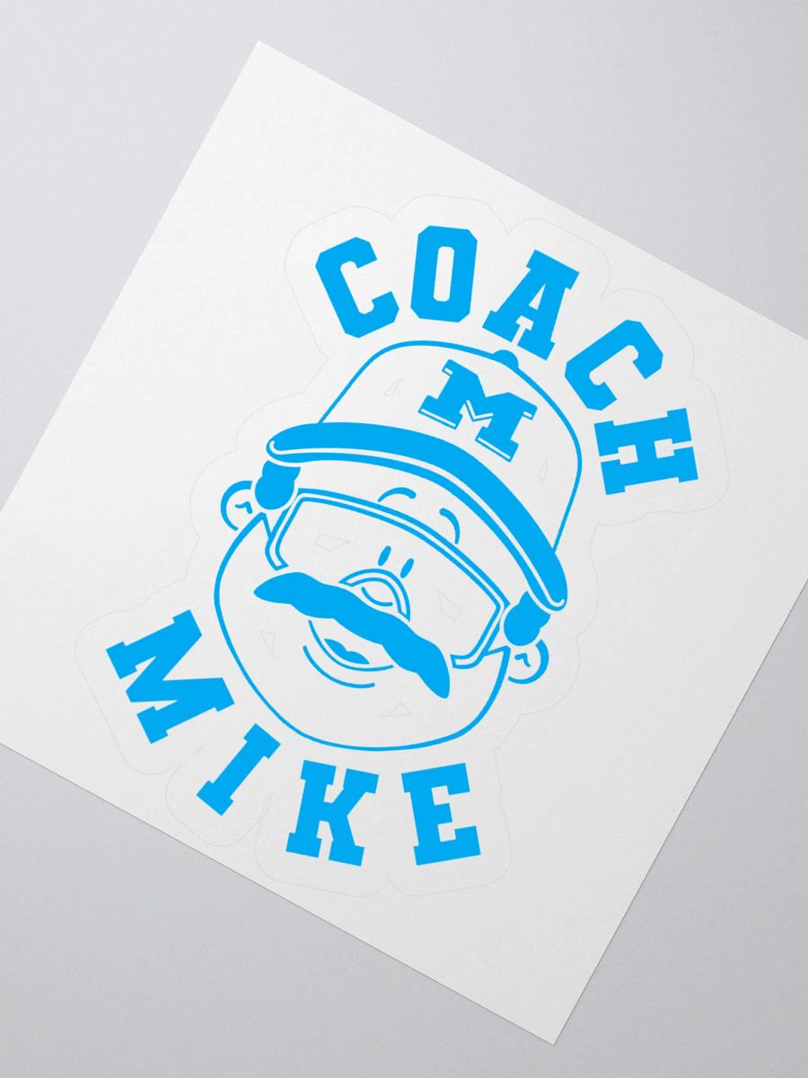 Coach Mike Sticker - Blue product image (2)
