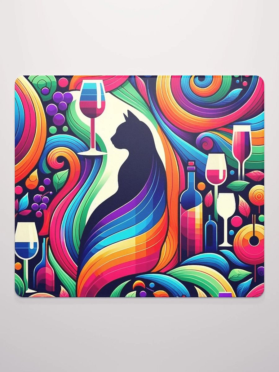 Gaming Mouse Pad: Cats and Wine 3 product image (2)