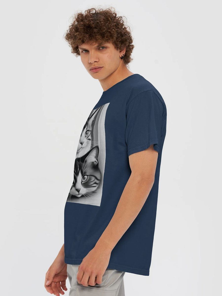 Striped Feline Duo T-Shirt product image (73)