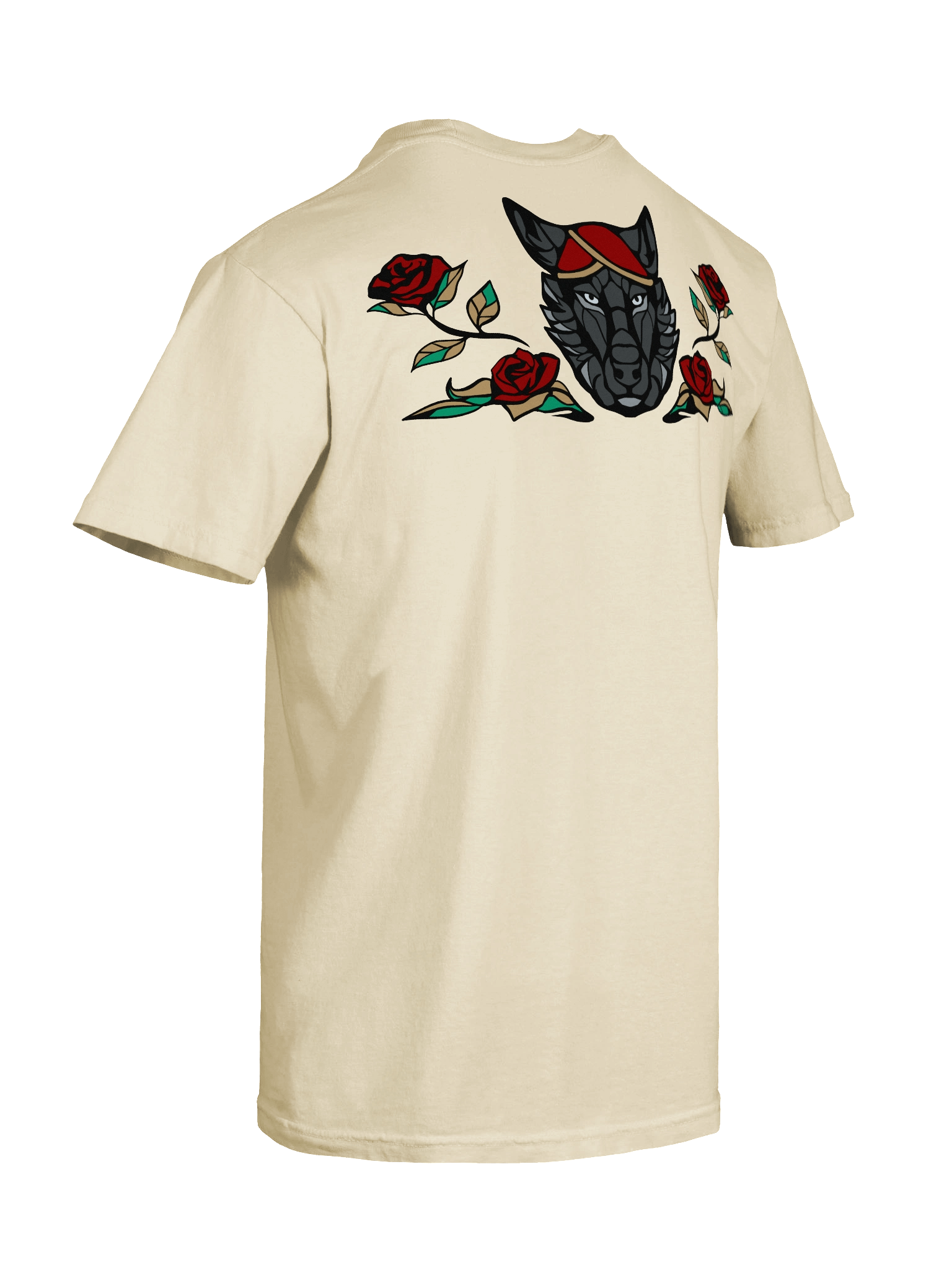 T-Shirt with back print - Wolf & Roses product image (139)
