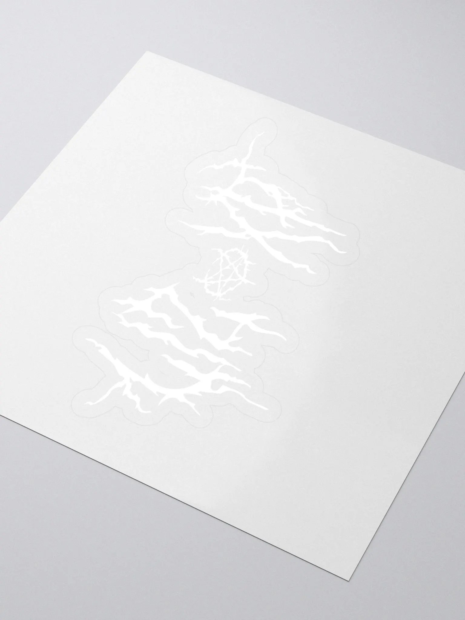 Liz XP Metal White Logo Sticker product image (3)