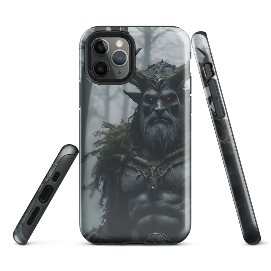 Tough Phone Case for iPhone® - Dark Mythical Ancient Forest Guardian product image (1)