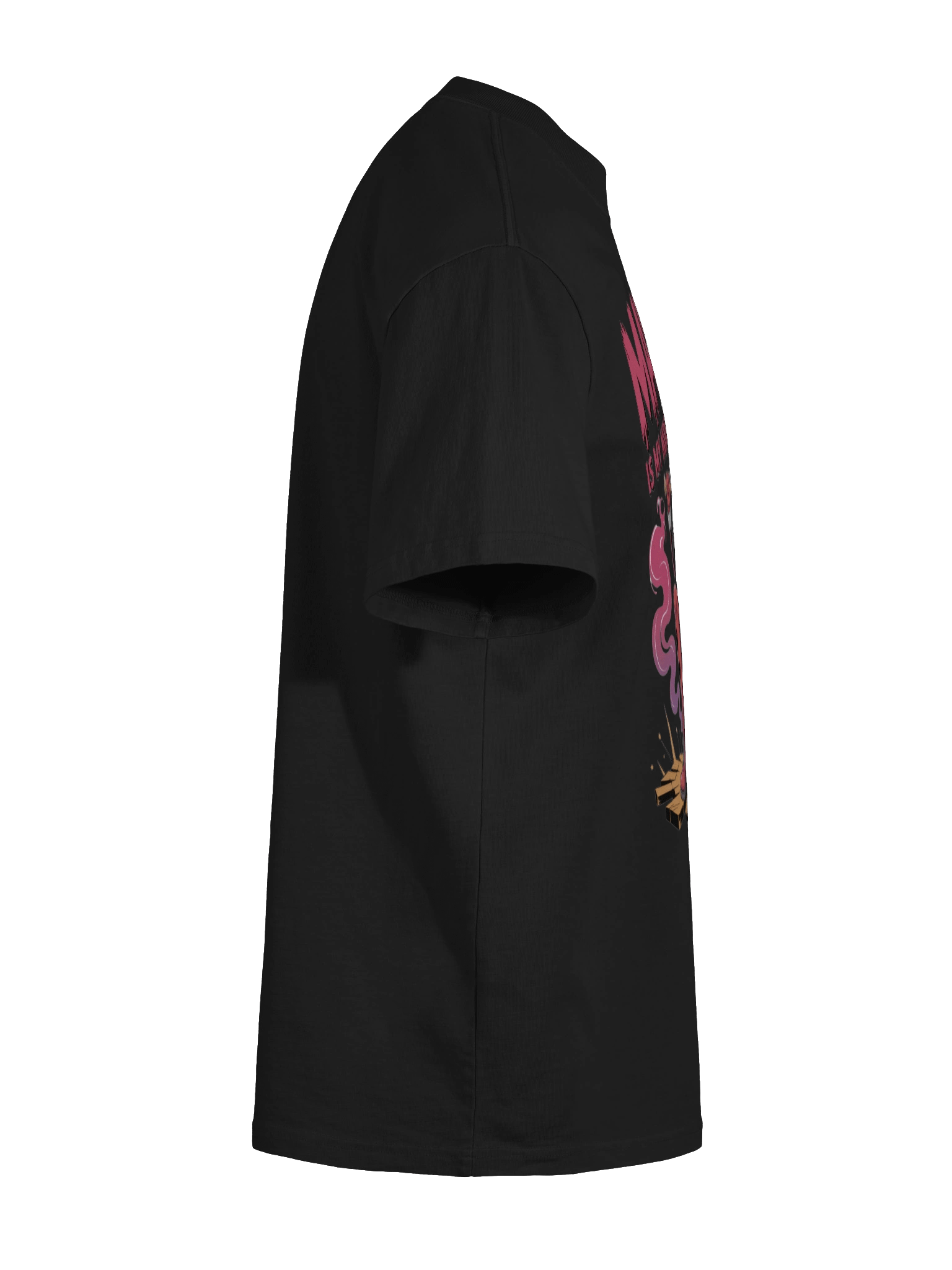 Mayhem's Middle: Harley Quinn Mallet Rampage Oversized Faded Unisex T-Shirt product image (11)