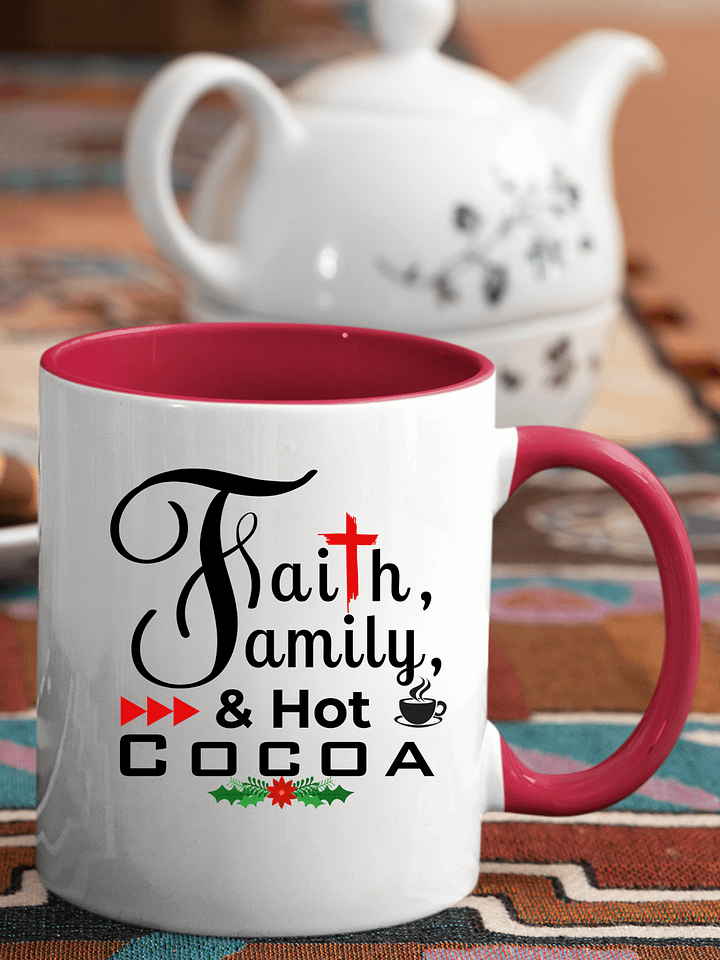 Jesus, Coffee, & Christimas Cheer Ceramic mug | Christian Coffee Mug | Christmas Gift For Believers product image (2)