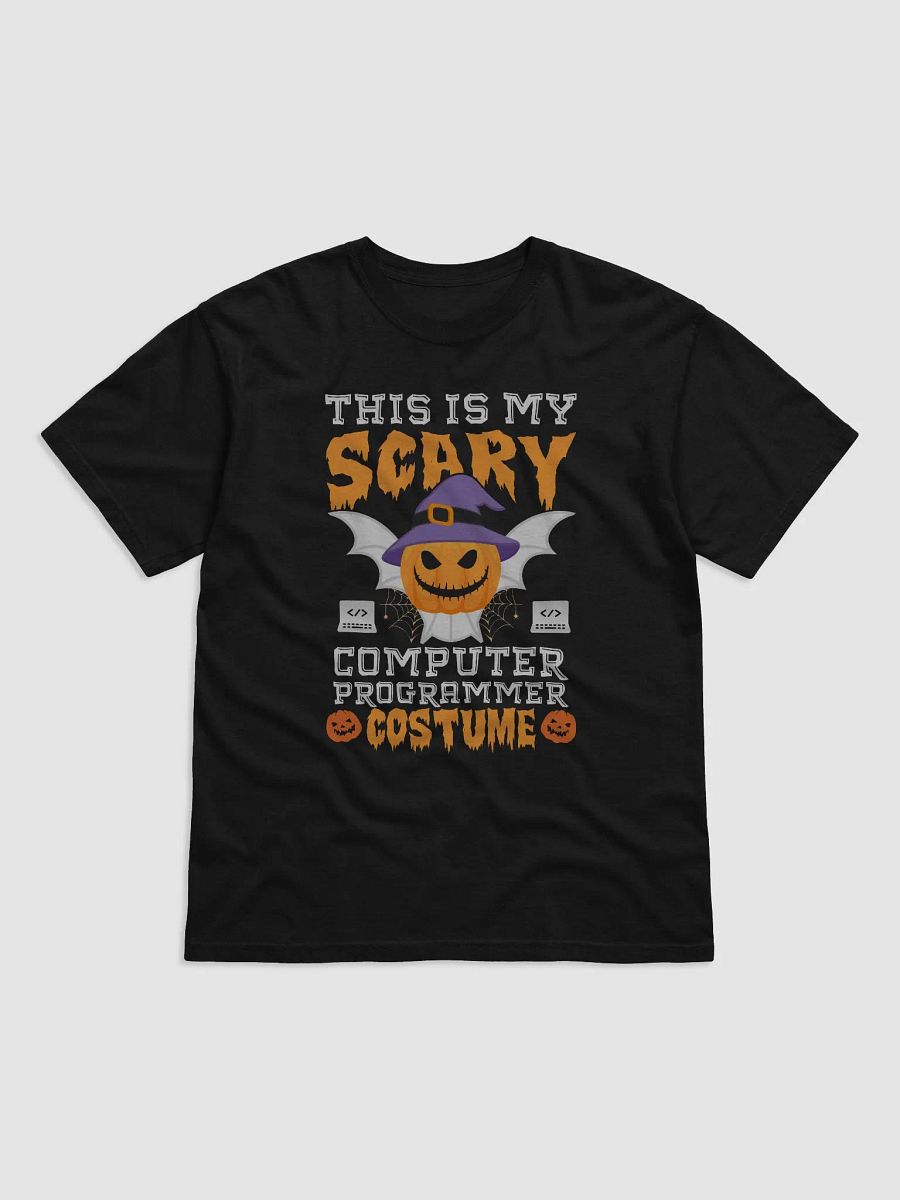 Halloween Programmer T-Shirt: This is my scary computer programmer costume product image (2)