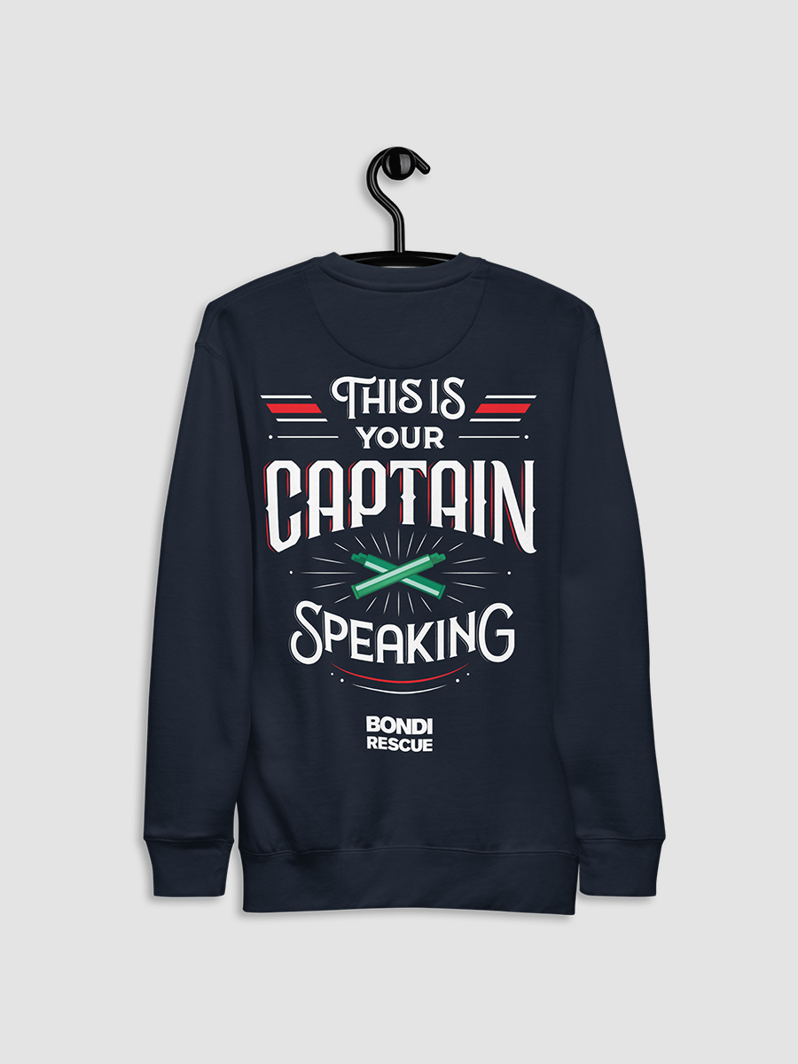 Bondi Rescue Captain Speaking Unisex Premium Sweatshirt product image (8)