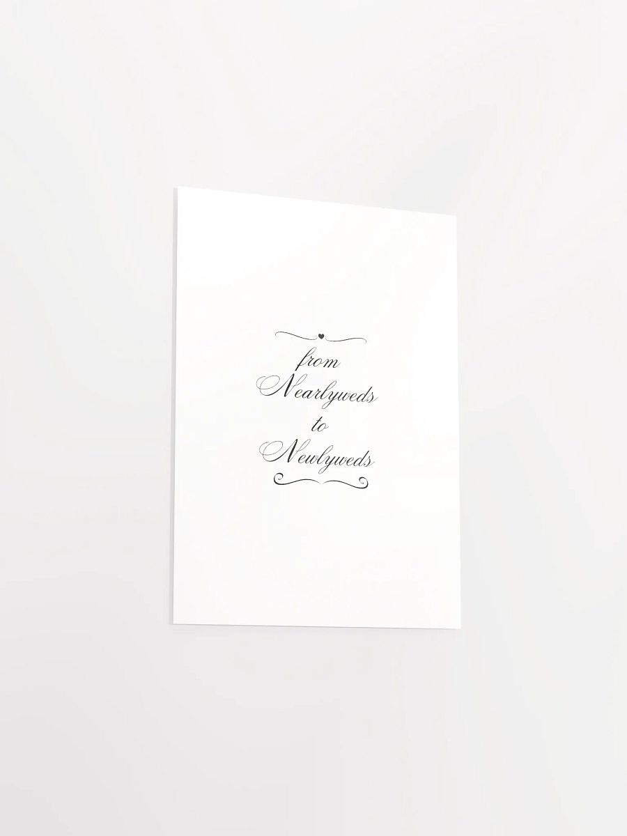 Poster - From Nearlyweds to Newlyweds product image (31)