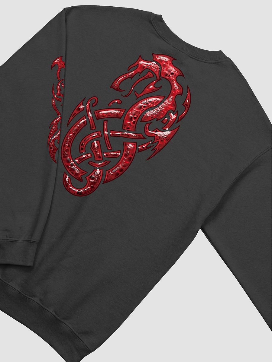 Crimson Tribal Dragon Unisex Sweatshirt product image (4)