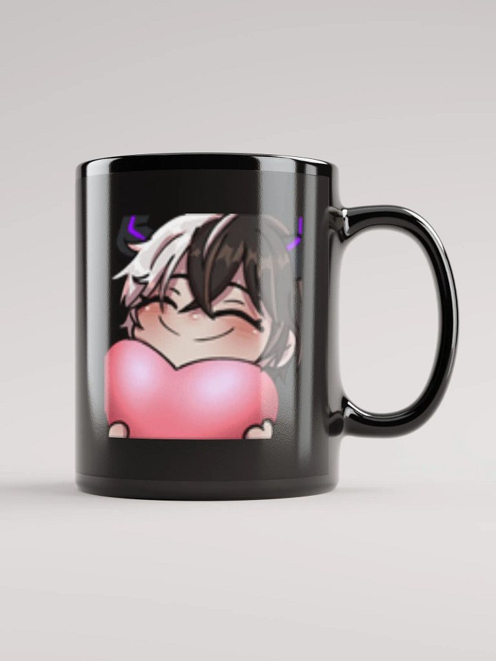 Heartfelt Affection Black Mug product image (2)
