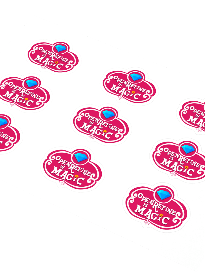 “OpenRefine is Magic” Sticker Sheet (9) product image (2)