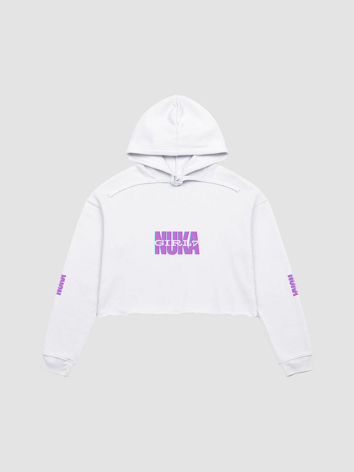 Crop Top Hoodie (white) product image (1)