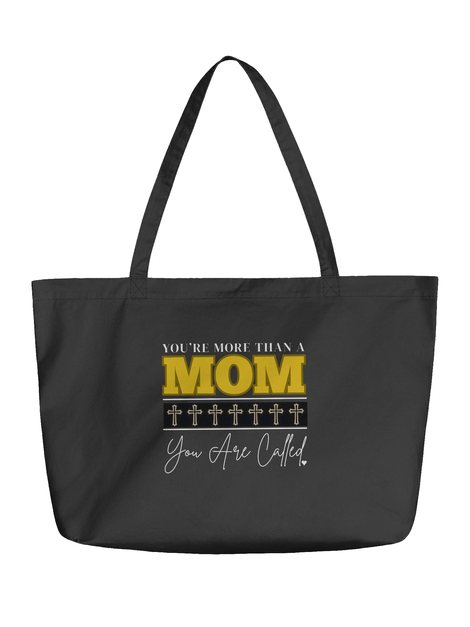 You`re More Than A MOM - You Are Called | Christian Mom Organic Tote Bag | Faith-Based Gift for Moms product image (2)