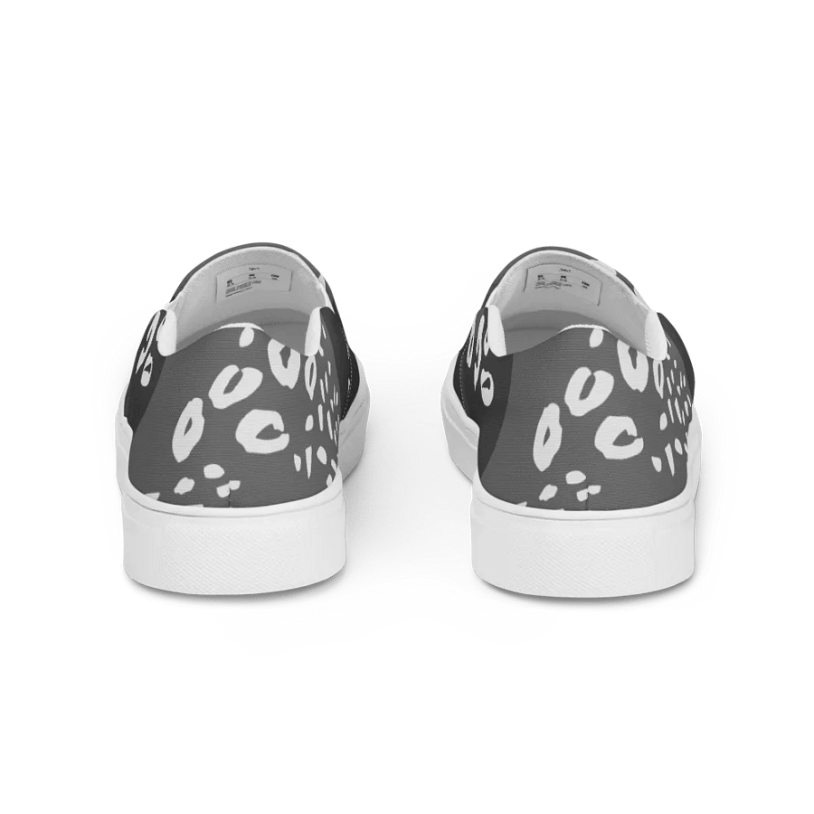 Grey Leopard Dream Women's Slip-On Shoes product image (5)