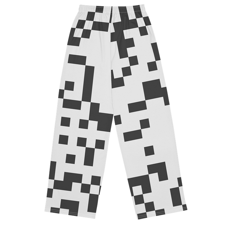 Pixelated Chic Unisex Wide-Leg Pants product image (2)