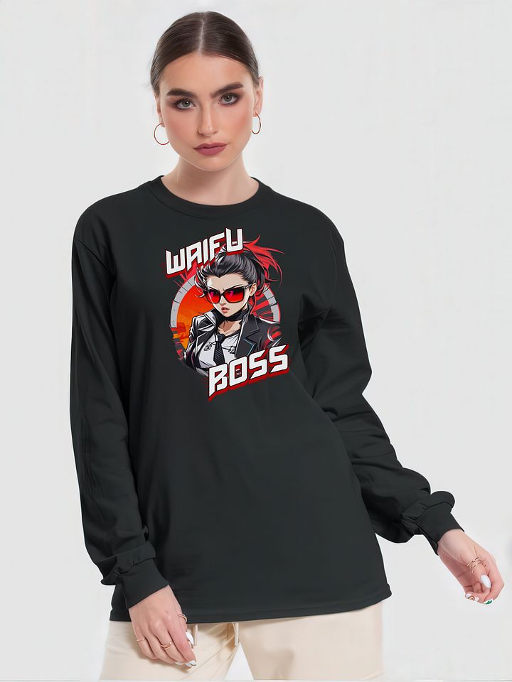 Waifu Boss v1 - Gildan Ultra Cotton Unisex Long Sleeve T-Shirt product image (2)