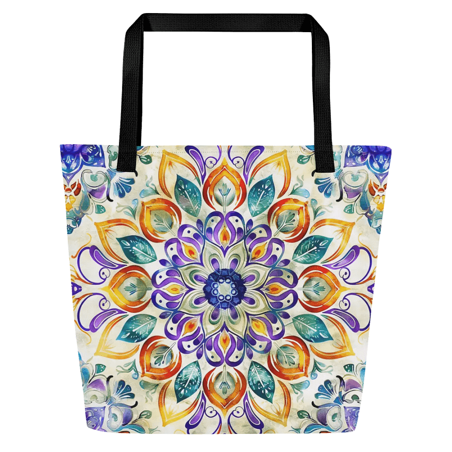 Mandala Mosaic Polyester Tote Bag product image (2)
