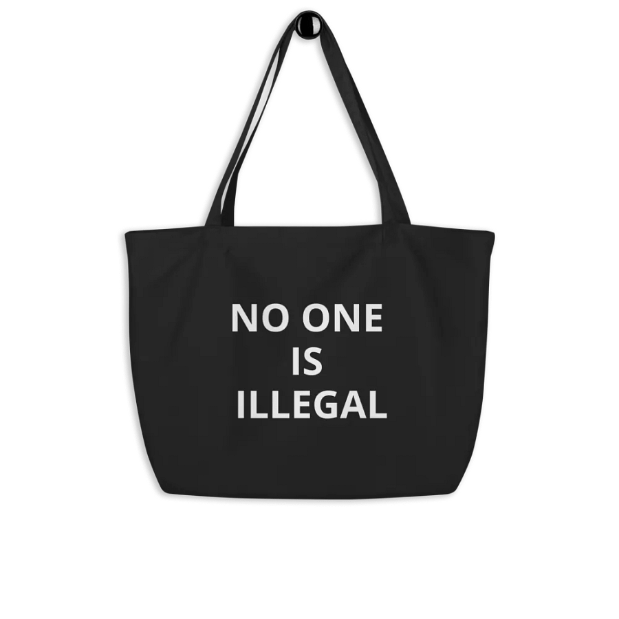 PRIS- NO ONE IS ILLEGAL-Econscious Organic Cotton Tote product image (9)