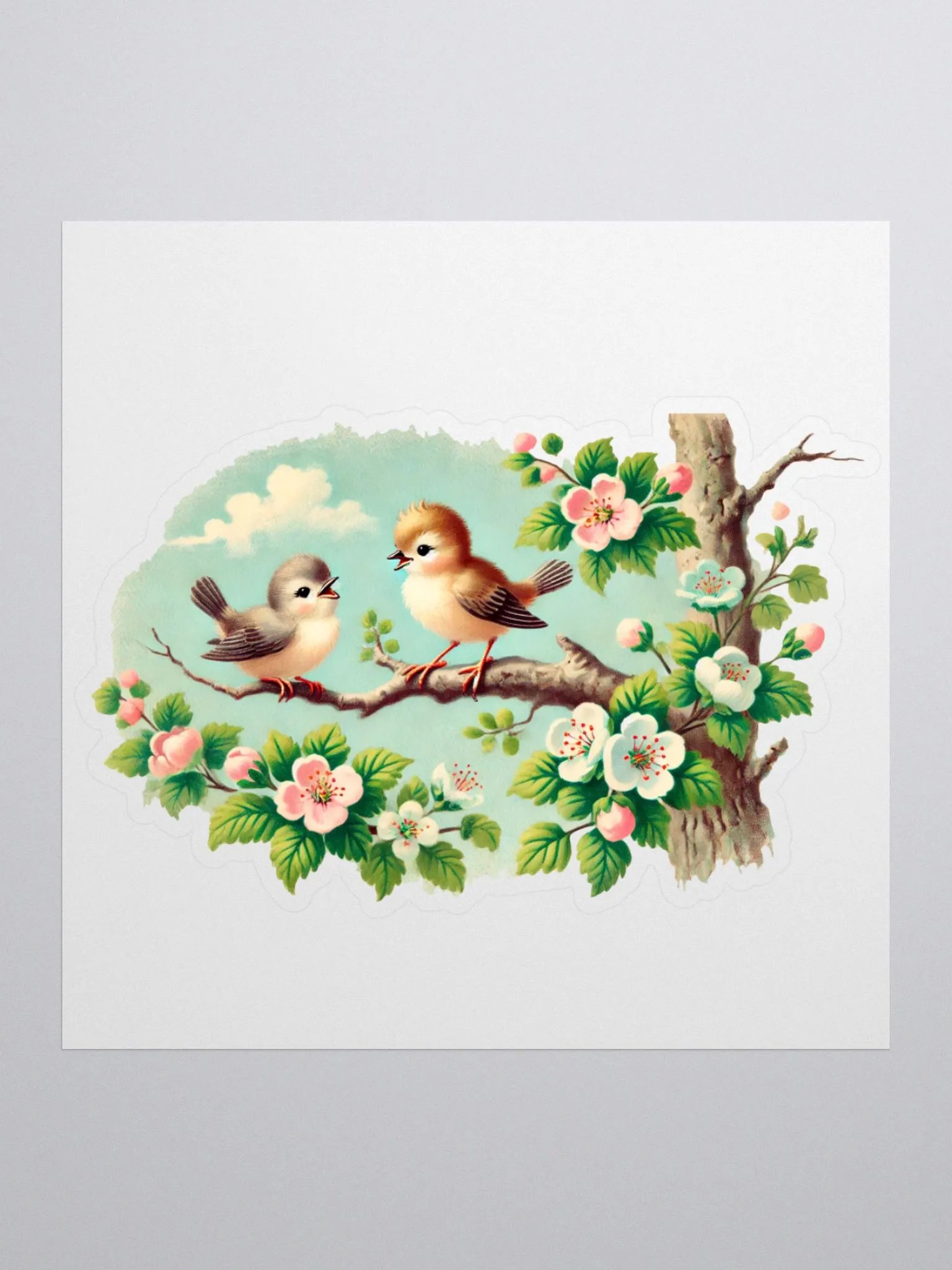 Harmony of Nature Adorable Birds Stickers product image (2)