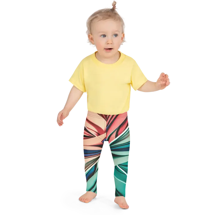 TDS Music Kids Abstract Leggings in Vibrant Colors (Sizes 2T-7) product image (2)