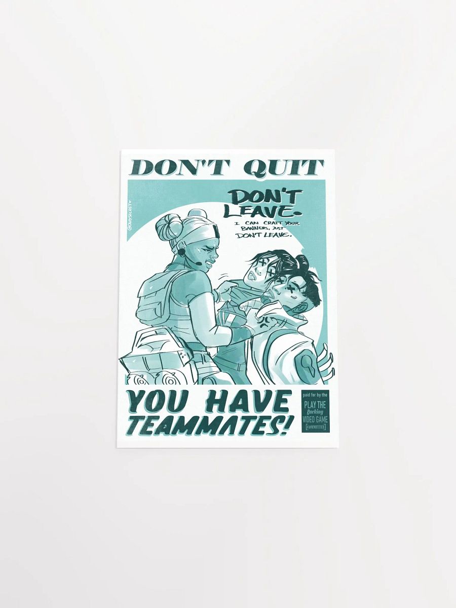 Print: DON'T LEAVE! product image (7)