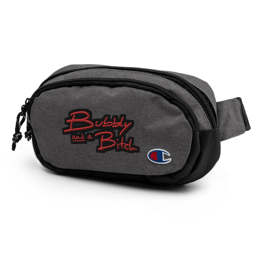 BUBBLY and a B (red contrast design) champion fanny pack product image (4)