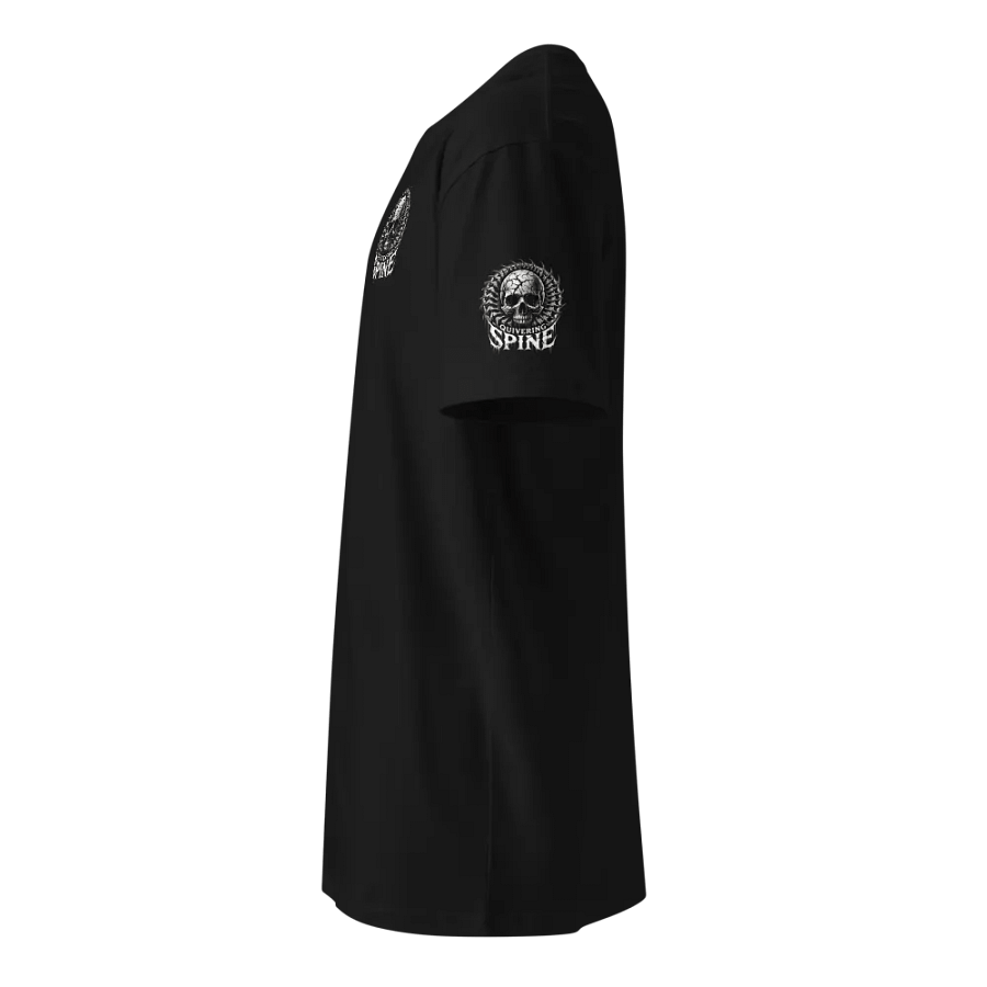 Quivering Spine Cracked Skull Logo Tee product image (3)