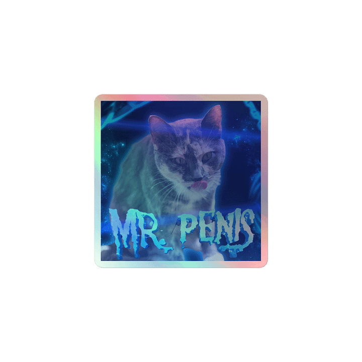 “Mr.P” Metallic Sticker product image (1)