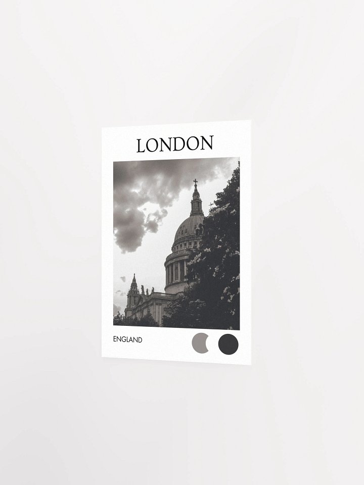 Flowers of St. Paul - Black & White City Print product image (14)