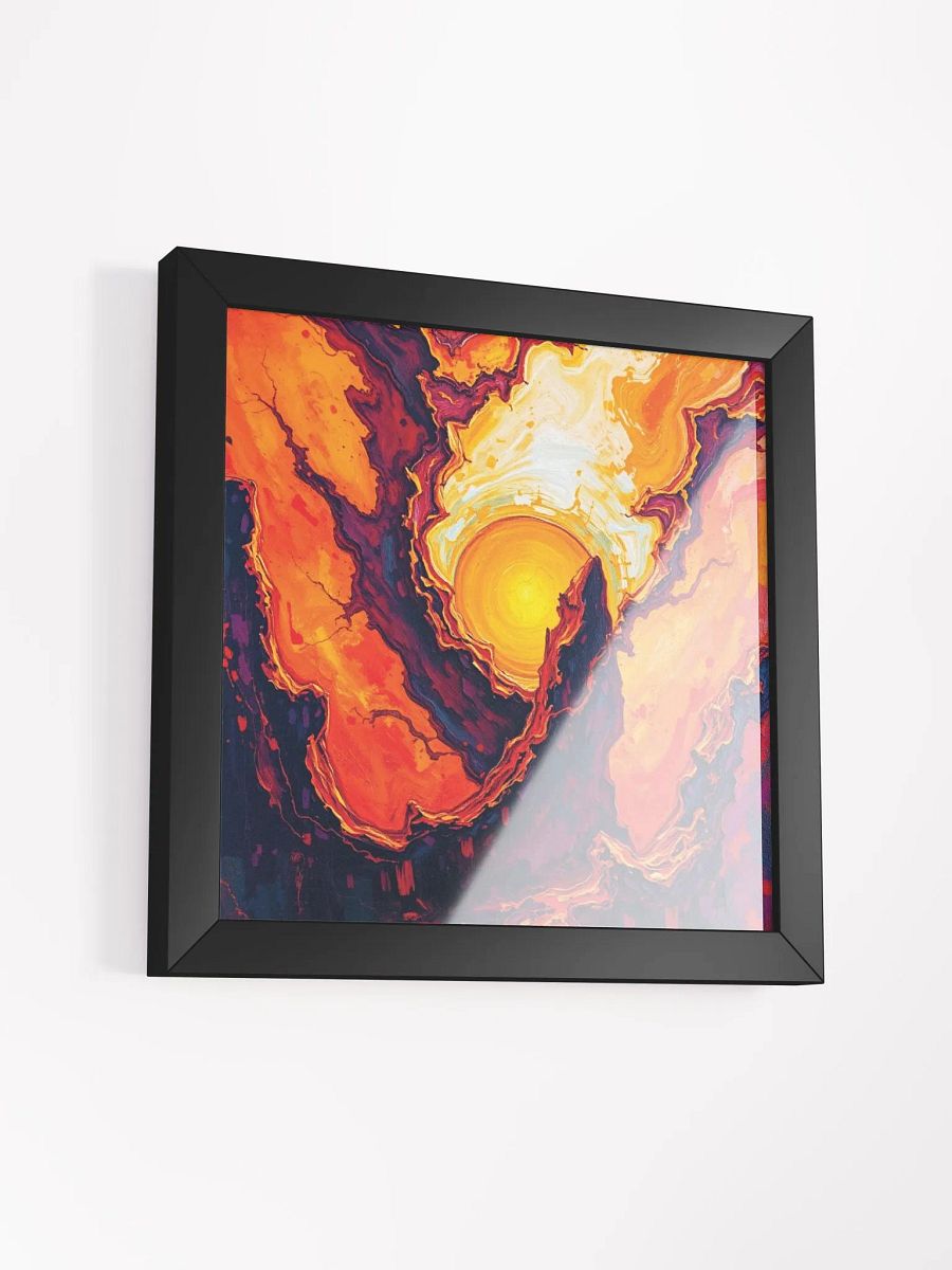 Radiant Sunburst Framed Print product image (25)
