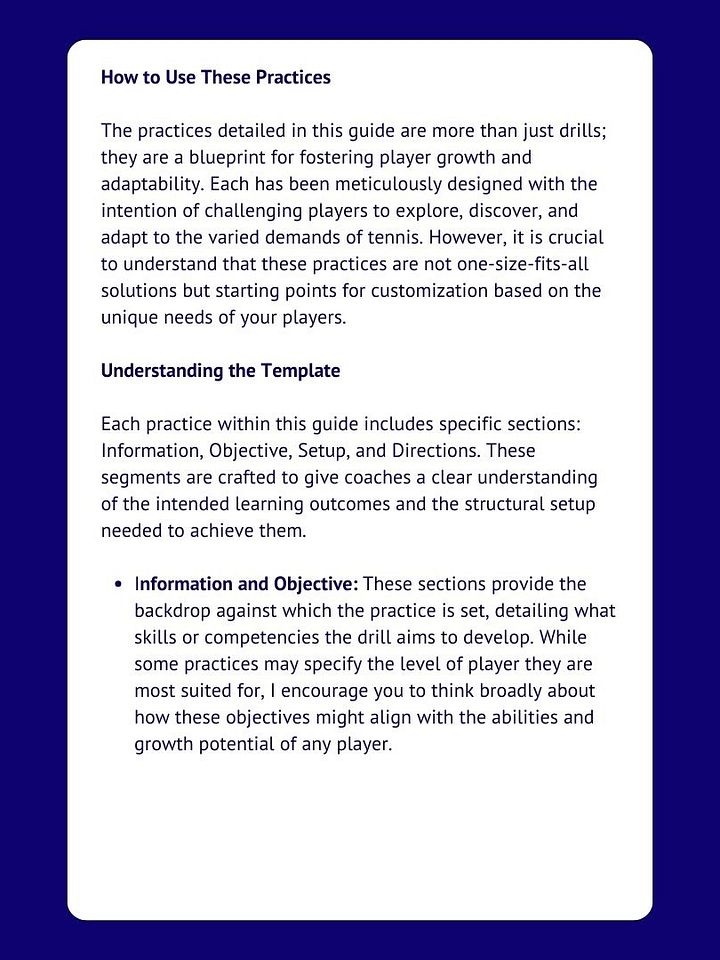 THE ULTIMATE TENNIS COACH GUIDE: 50 PRACTICES FOR SKILL ENHANCEMENT product image (2)