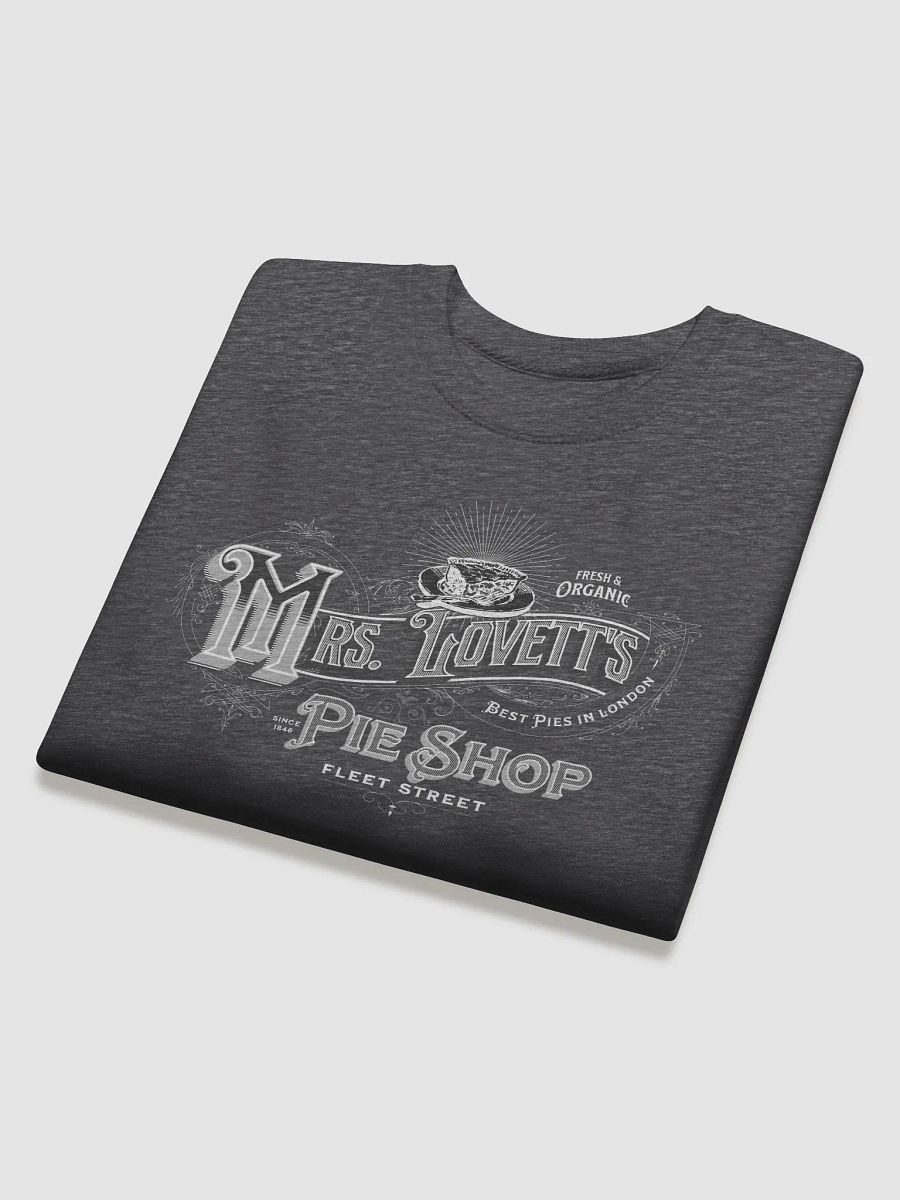Mrs. Lovett’s Pie Shop Sweatshirt – Premium Fleece Crewneck for Broadway & Sweeney Todd Fans product image (4)