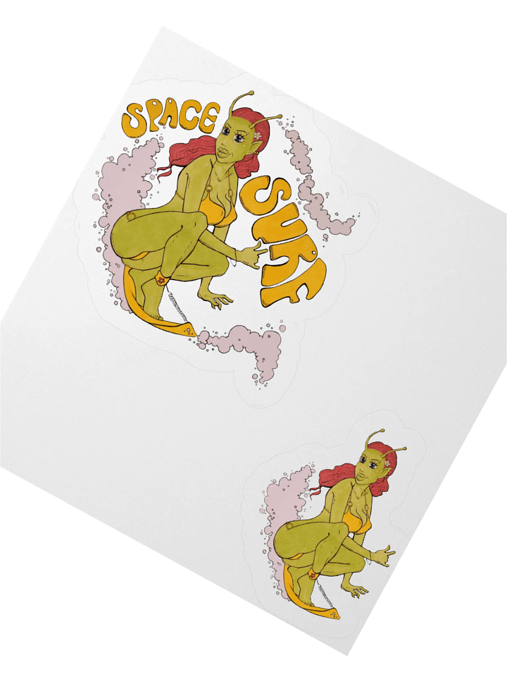 Pinuptober day 28 small stickers product image (2)