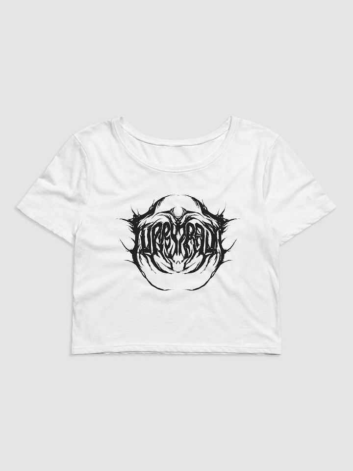 Furry Trash Metal Logo Crop Top - Black Logo product image (1)