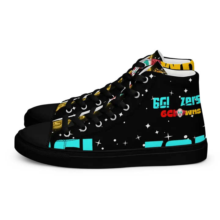 DA6iXXWRLD X 6IXX 1'S DARK SIDERS HIGH TOPS 6GLAZERS & 6CLOWNS product image (1)
