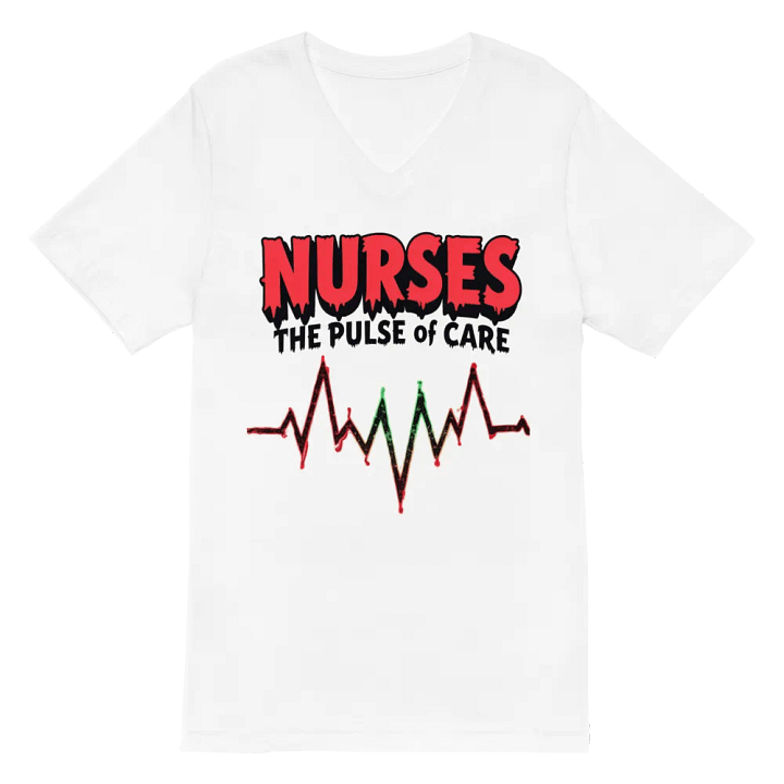 Pulse of Care Nurses V-Neck Tee product image (2)