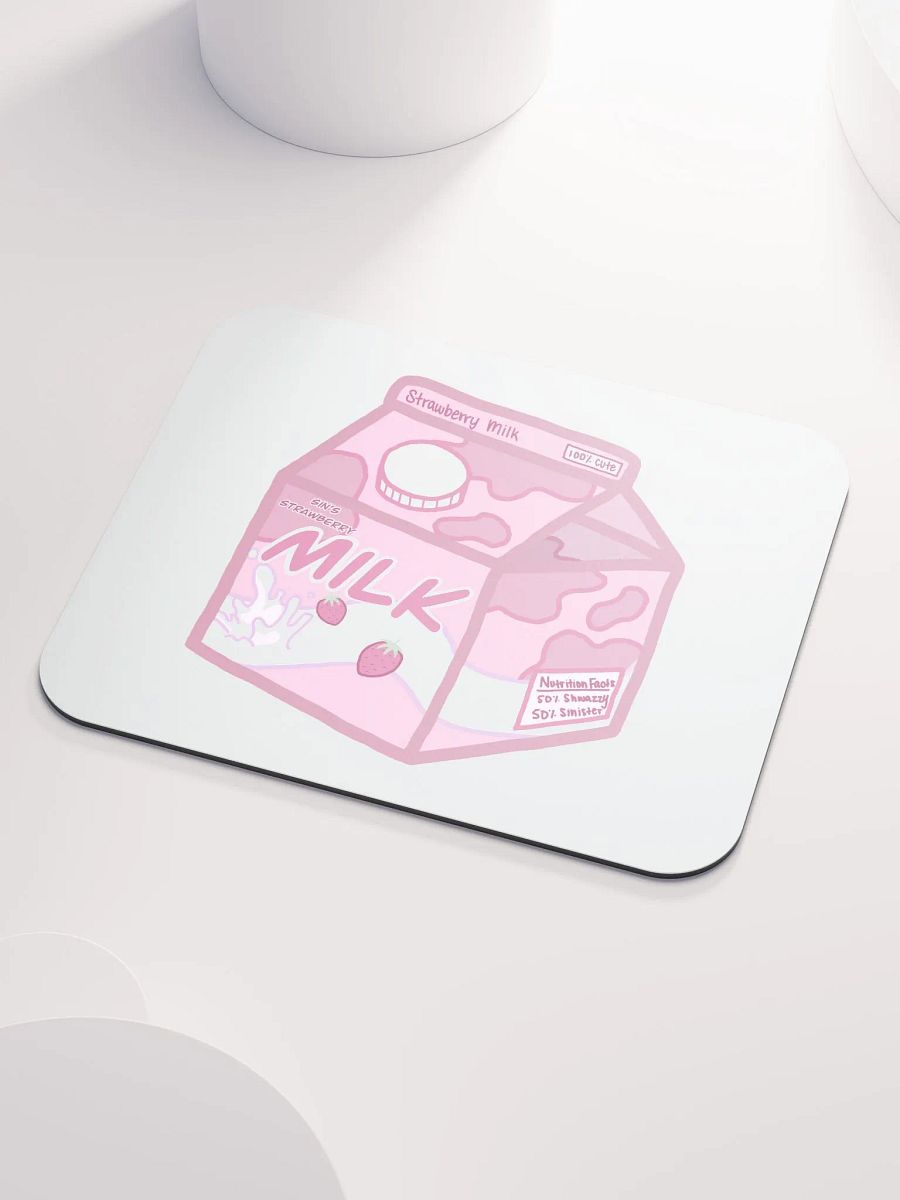 SinisterSushii Strawberry Milk Mousepad product image (3)