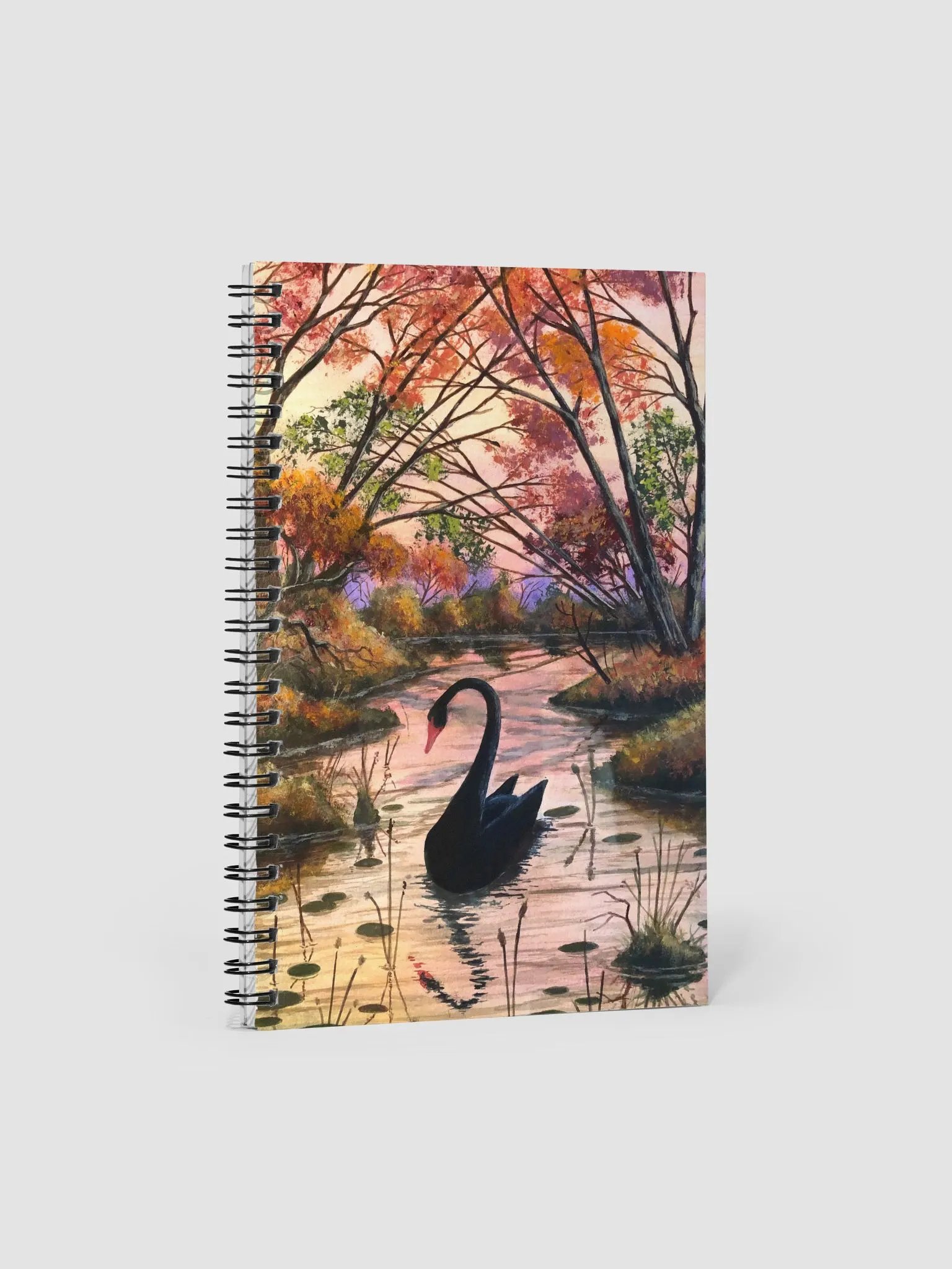 Black Swan Spiral Notebook product image (1)