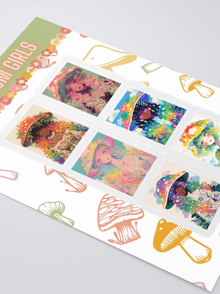 Mushroom Girls Sticker Sheet product image (2)